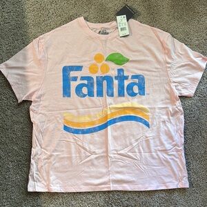 Fanta Pink Graphic T-Shirt NEW W/ TAGS